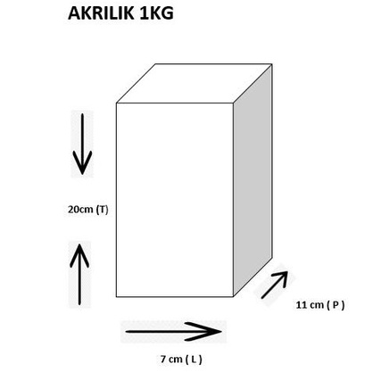 Akrilik Cetakan Plastik Vacuum Gusset Beras Organik 1Kg