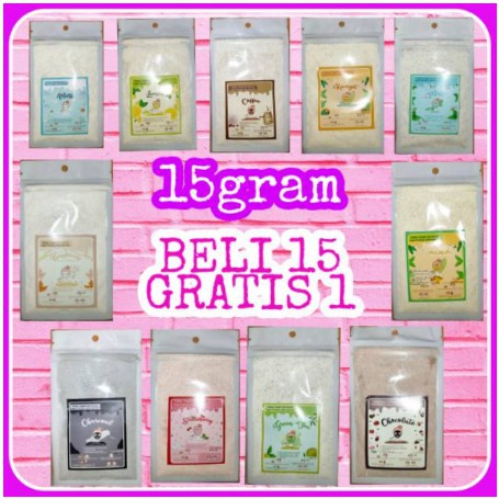 [PA] MASKER ORGANIK 15 GRAM (BELI 15 FREE 1)