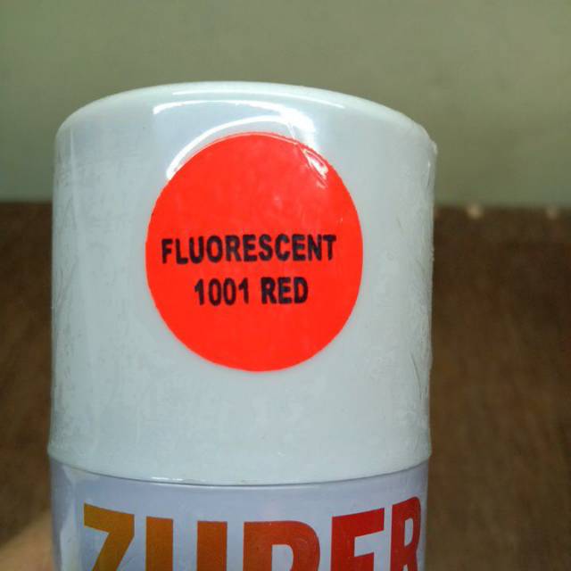 Pilok pilox 150cc warna fluorescent red merah stabilo zuper spray cat semprot spray paintuntuk cat motor mobil velg helm kayu besi plastik