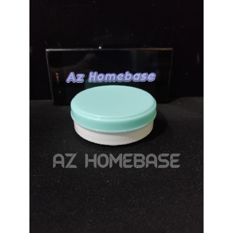 Pot Lulur 100gr Hijau Putih - Pot Lulur 100 gram Hijau Putih