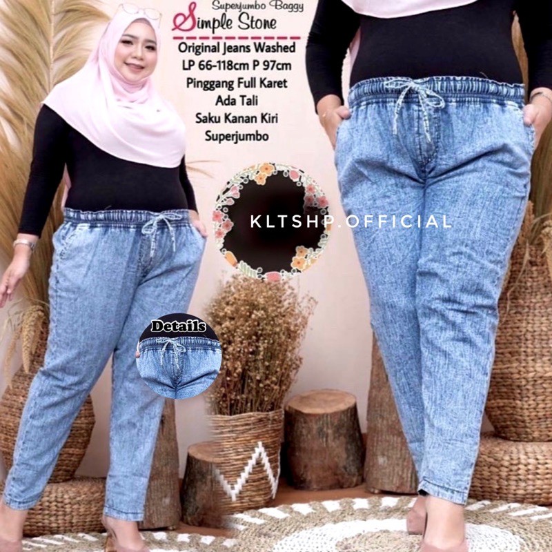 YEHAN JEANS JUMBO / JUMBO PANT / BOYFRIEND JUMBO