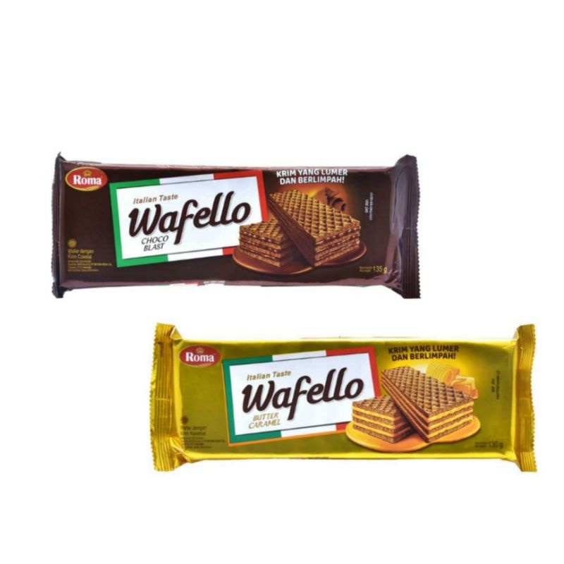 

Roma Wafello Wafer Butter Caramel & Choco Blast 130 g