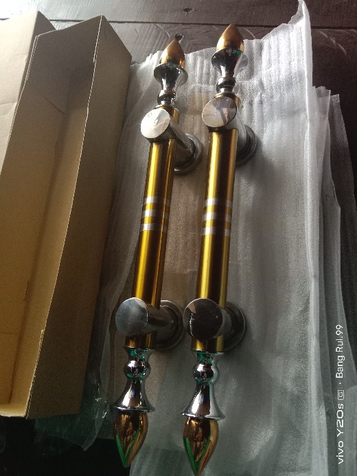 Handle Pintu Rumah Minimalis Sawo Kuning 2 Pcs