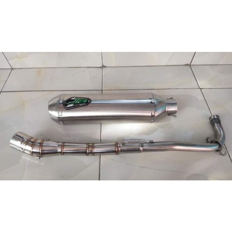 KENALPOT RACING JRM KAPSUL BUAT MOTOR BEBEK VEGA JUPITER SUPRA GRAND C70 SHOGUN SMASH DLL