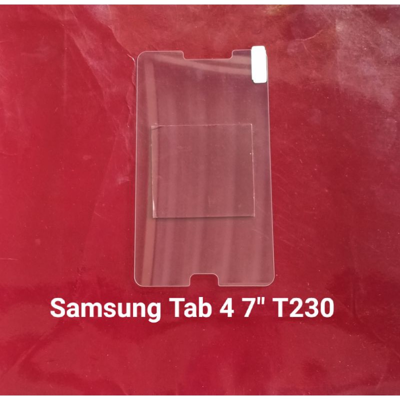 Tempered glass Samsung Tab 4 7&quot; T230 T231 . Tab 4 8&quot; T330 T331 . Tab S 8&quot; T700 T705 anti gores kaca bening transparan screen guard pelindung layar