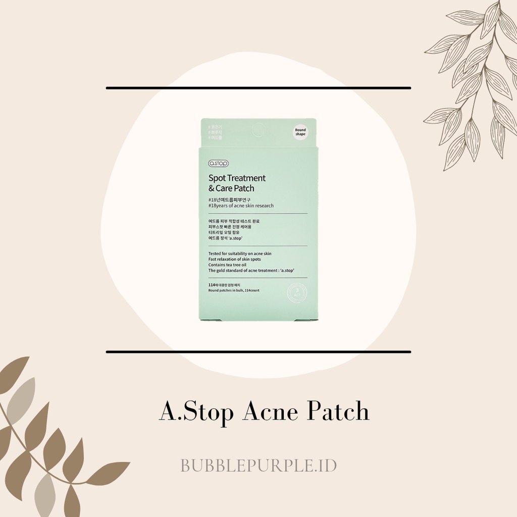 [1BOX] A.STOP ACNE PATCH (100% ORIGINAL) untuk Mengatasi Jerawat A. stop a.stop a stop Spot Treatmen