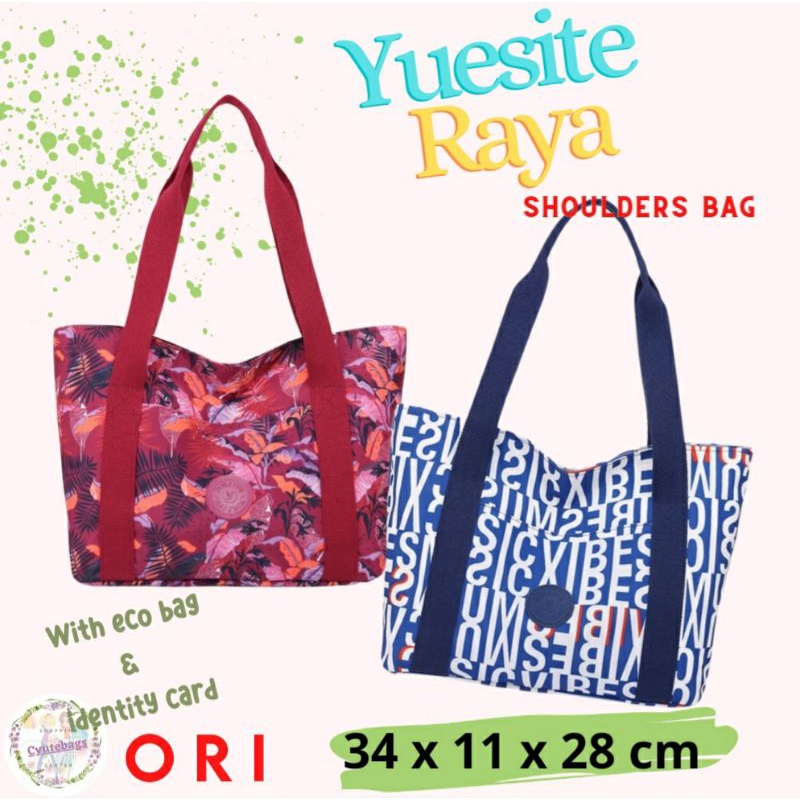 TAS BAHU WANITA YUESITE RAYA TRAVEL BAG IMPORT CYUTEBAGS