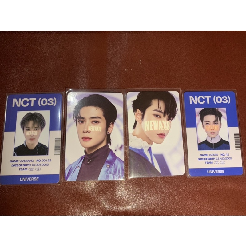 [READY] ID CARD SET MD UNIVERSE UNSEALED ID CARD JAEMIN