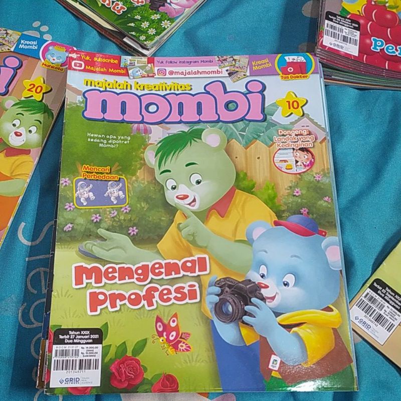 BARU majalah MOMBI 2021/2022 anak2 TK DAN SD-mombi edisi 9