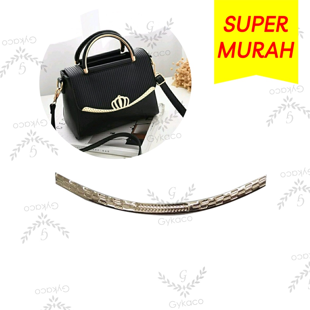 Variasi V165 Plat Behel Lengkung U (Baut) - Aksesoris Tas &amp; Dompet Wanita Fashion (IMPORT)