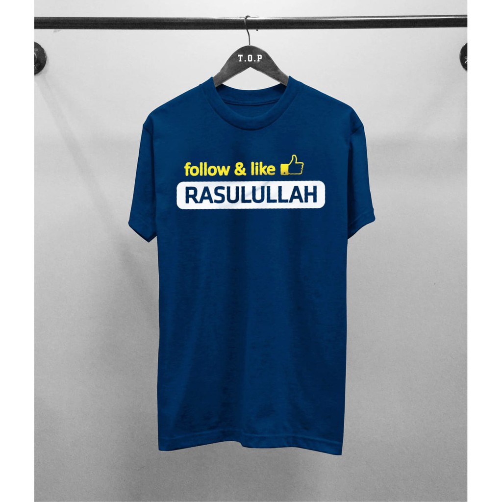Kaos Dakwah Islami Ngaji yuk Tawheed Hijrah Muslim Distro Murah-Follow Rasulullah