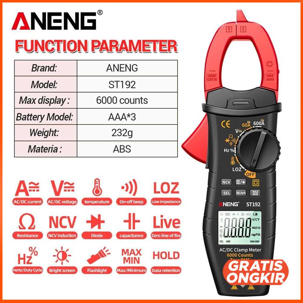 Digital Multimeter Voltage Tester Clamp - ST192