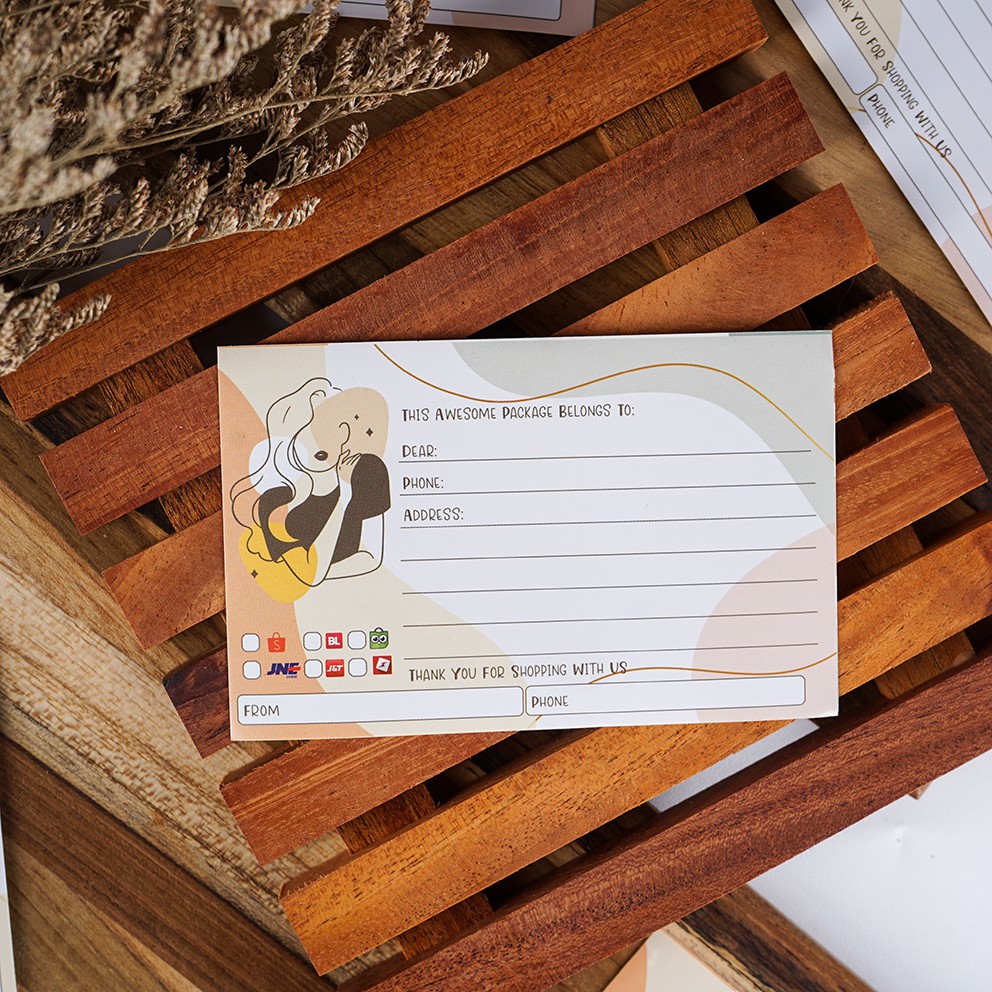 

Stiker Kirim GLOSSY / Label Alamat Kirim / Stiker Alamat Kirim / Label Pengiriman Paket Ready Stock