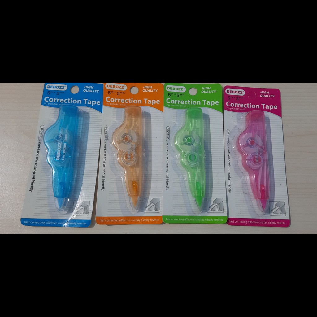 

Tip Ex Kertas Pita Correction Secret Tape High Quality 5 m x 5 mm Debozz CT 1001
