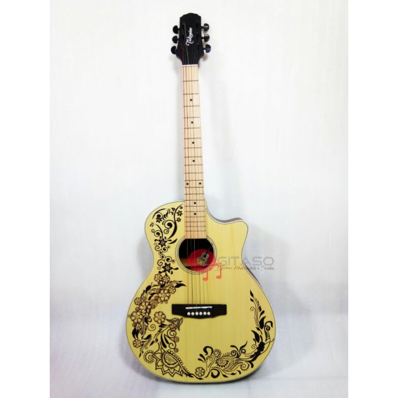 Gitar Akustik lakamine/Gitar Akustik keren/Gitar akustik terbaik