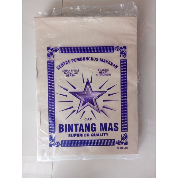 KERTAS NASI BINTANG MAS 250 LEMBAR