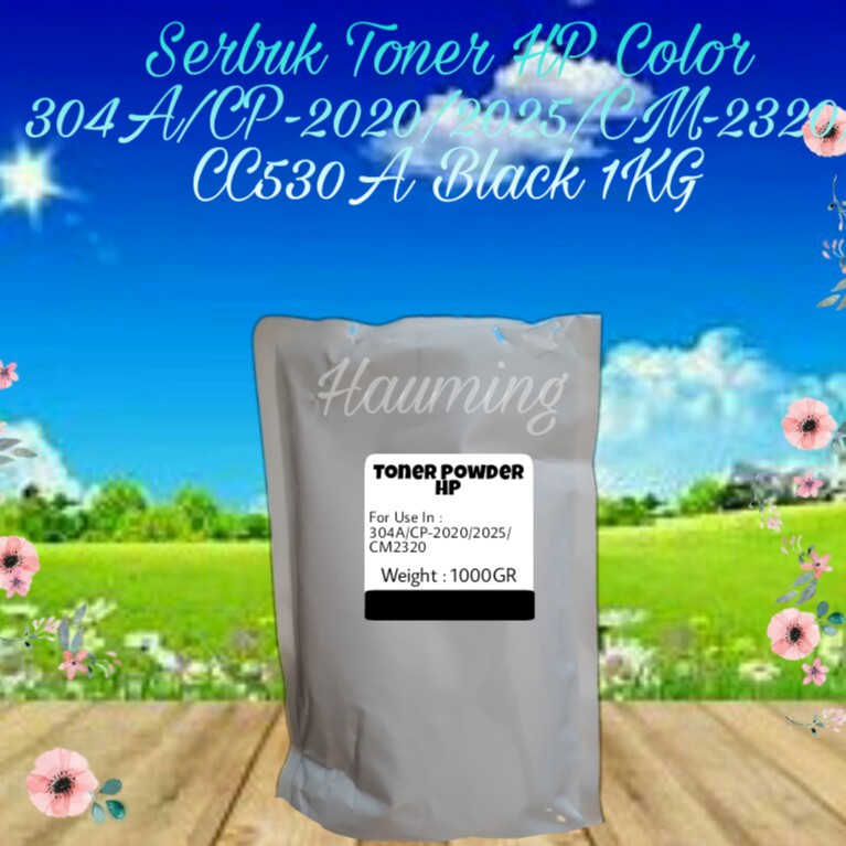 Serbuk Toner HP 304A CP2020 CP2025 CP2025dn CP2025n CP2025x CM2320 CC530A Black 1kg