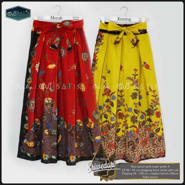 Rok Batik Modern / Rok Batik Wanita Panjang / Rok Batik BK 003
