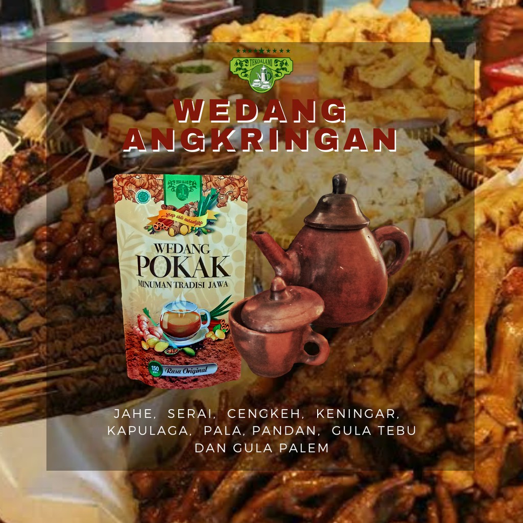 

wedang angkringan, minuman tradisional, wedang pokak