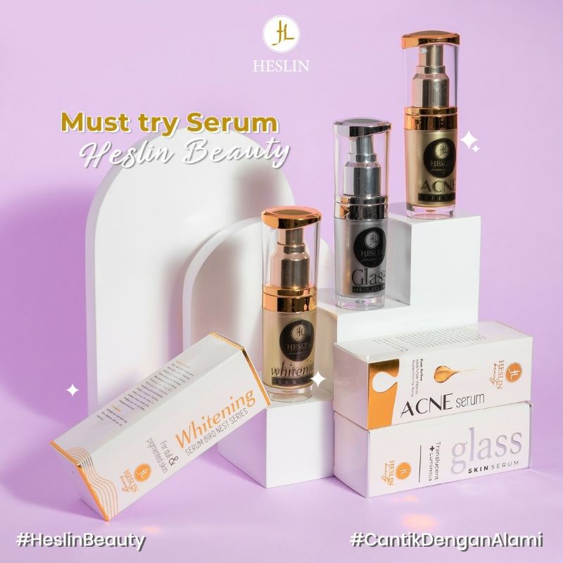 (ECER) SERUM HESLIN BEAUTY/JERAWAT/WHITENING/FLEK