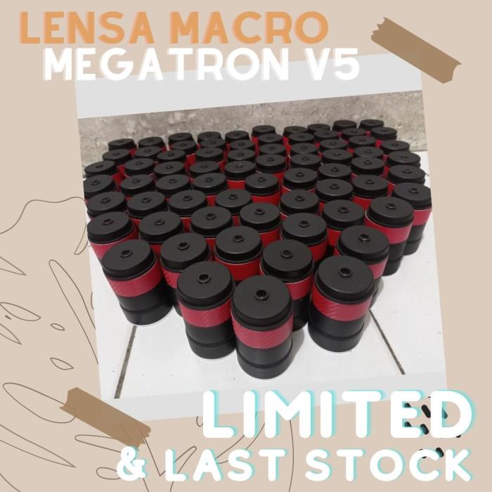 Lensa Makro Megatron V5 - Lensa Macro Hasil Bagus - Lensa Macro HP V5