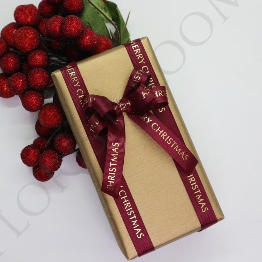 

Pita Grossgrain Merry Christmas ±1.5cm x 20 yard - Pita Natal