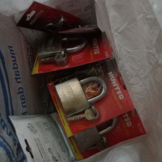 Gembok Chrome Hunter 60 Mm Pendek