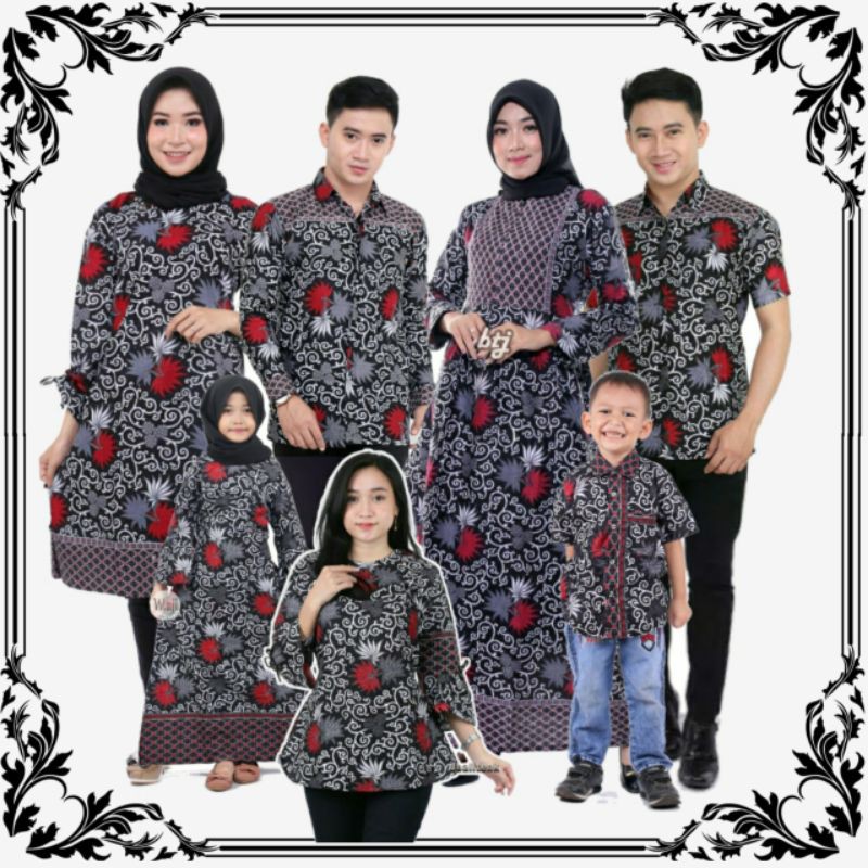Best Seller Couple Batik Keluarga || Setelan Couple Batik Ayah Ibu Anak Cewek Cowok || Doj6oGZHk1pyxVA