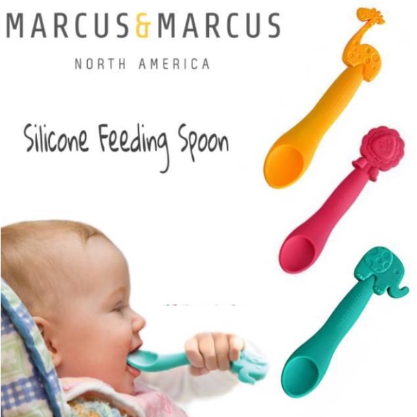 Marcus &amp; marcus silicone feeding spoon - BB03