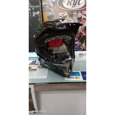 KYT CROSS SUPER FLUO SOLID BLACK