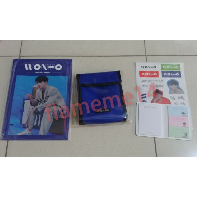 Wonho 1st Fankit Bag Tas Photobook Sticker Post it