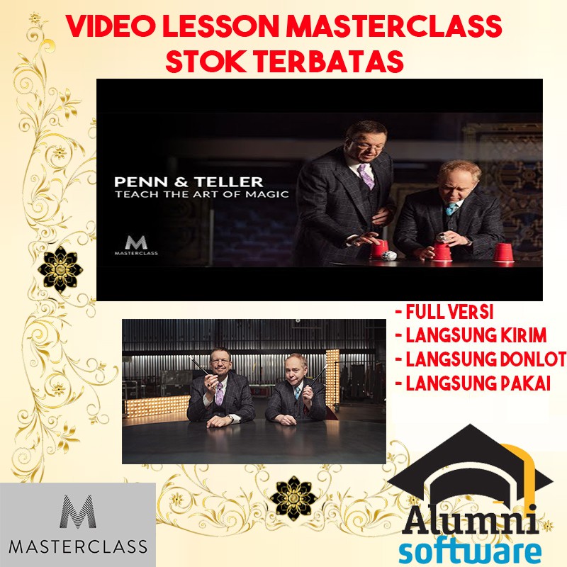 MasterClass Penn &amp; Teller The Art of Magic VIDEO LIMITED EDITION