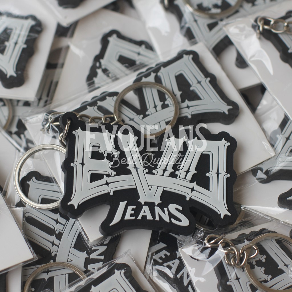 GANTUNGAN KUNCI KARET EVO JEANS / RUBBER KEYCHAIN EVOJEANS // EVO JEANS