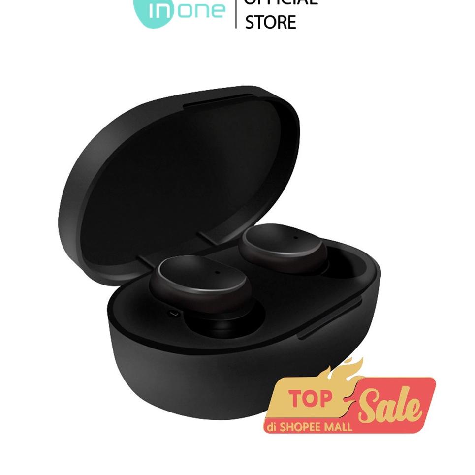 Toko Spesial.. Inone TWS Earphone Bluetooth Wireless Earbud BT 5.0 Intelligent Control Waterproof St