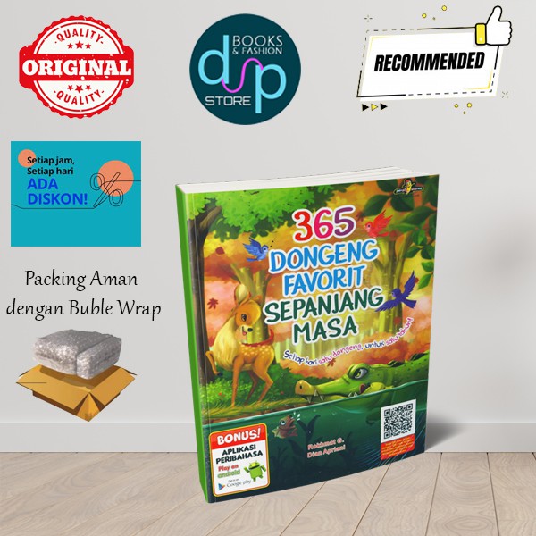 BUKU CERITA DONGENG ANAK 365 DONGENG FAVORIT SEPANJANG MASA