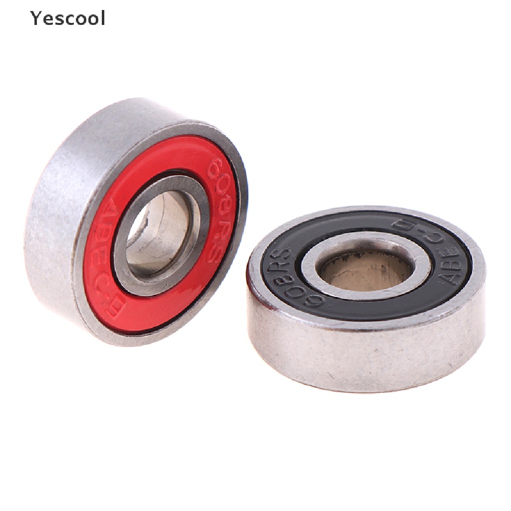 Yescool 5Pcs ABEC-9 608RS Bearing Roda roller Untuk skateboard / Skuter