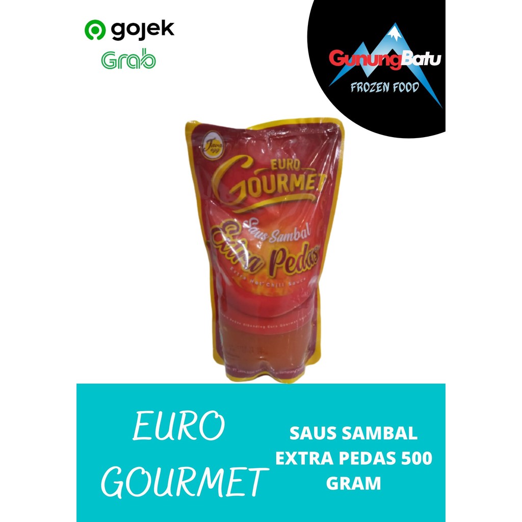 

EURO GOURMET SAUS SAMBAL EX PEDAS 500 GRAM
