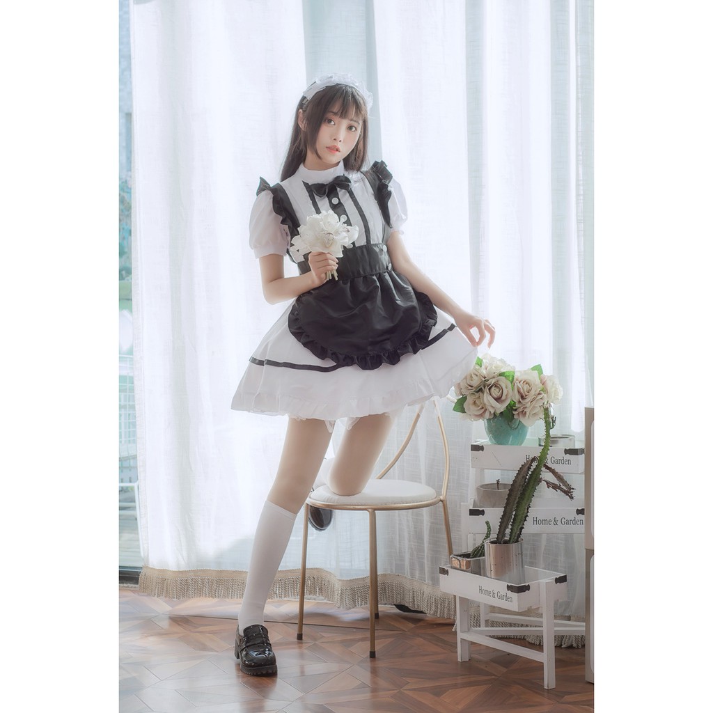 CC-111 kostum maid pelayan premium elegant cosplay costume