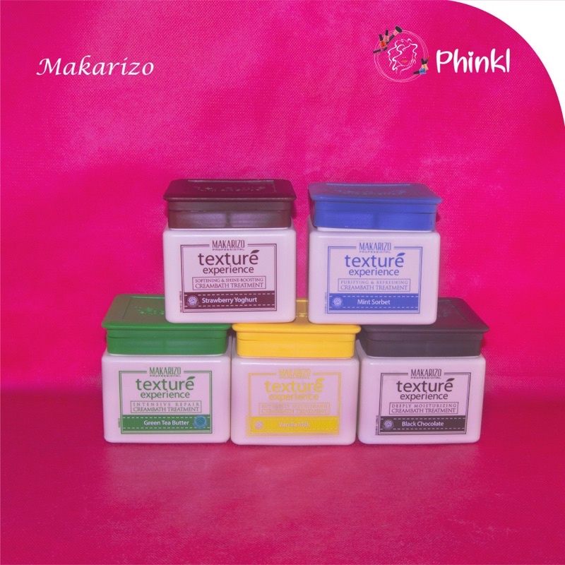 `ღ´ PHINKL `ღ´ MΛKΛЯIZӨ makarizo texture experience hair mask 500gr masker rambut lembut wangi tahan lama