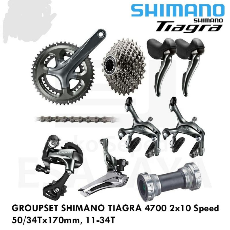 Grupset Tiagra 4700 2x10 speed