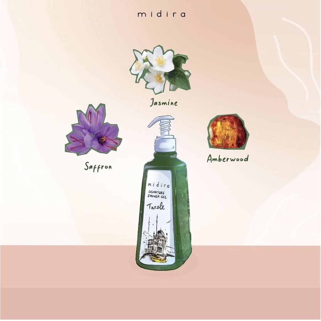 Midira Signature Shower Gel Sabun Mandi 400ml