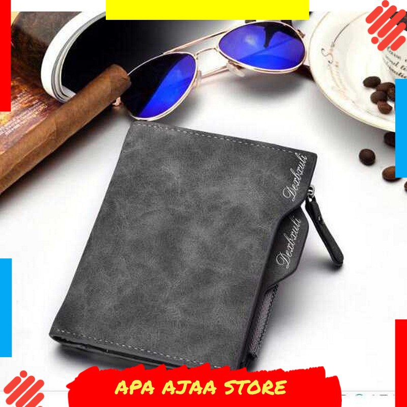 Termurah ! Dexbxuli Dompet Kulit Pria Unplugged - 820-2