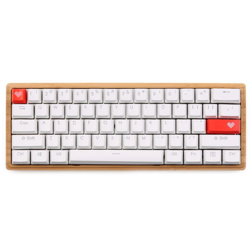 ENTER Vivi Keycap Keyboard Mekanik Motif Hati Warna Merah Untuk Pc/Komputer/Notebook