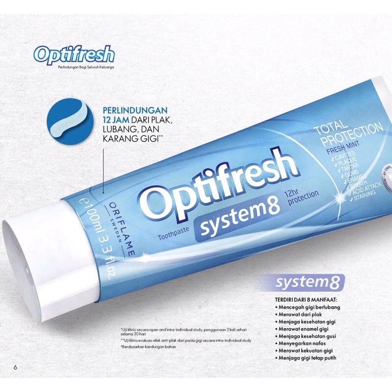 PASTA GIGI OPTIFRESH BY ORIFLAME