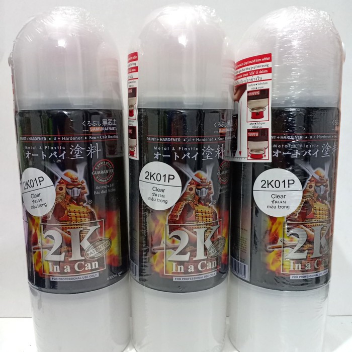 SAMURAI PAINT 2K01P 300ml CLEAR 2K01P CLEAR KECIL