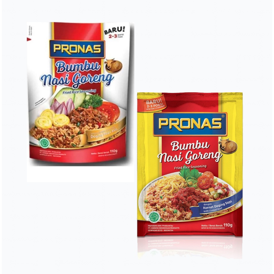 

Pronas Bumbu Nasi Goreng Sapi 110gr - Corned / Daging Sapi Asli