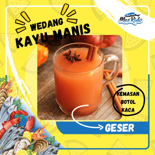 

Wedang Kayu Manis Minuman Herbal Siap Saji Jamu Sehat Kemasan Botol