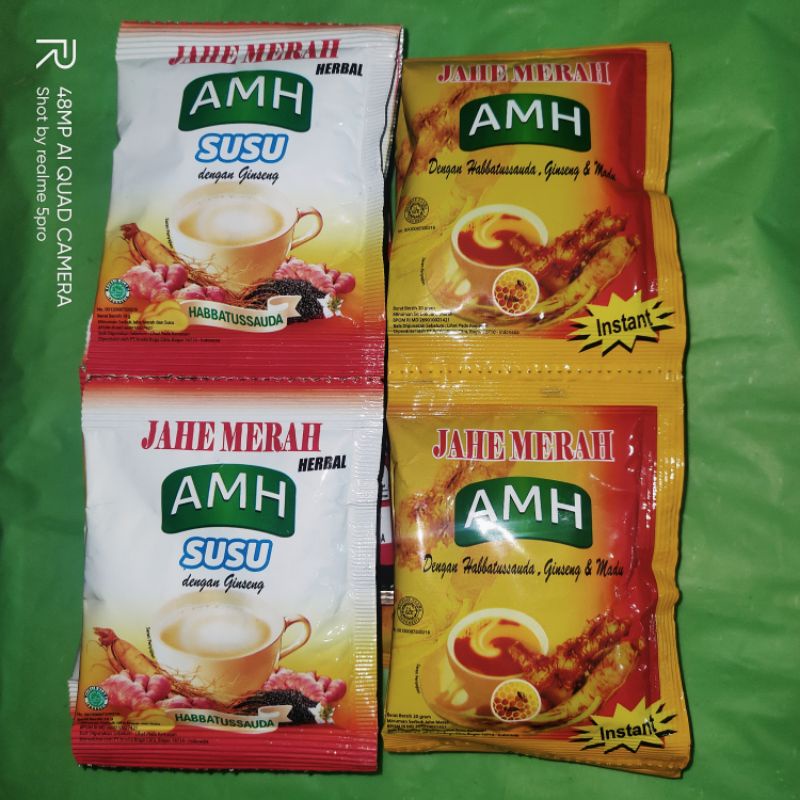 AMH Jahe Merah &amp; Jahe Merah Susu