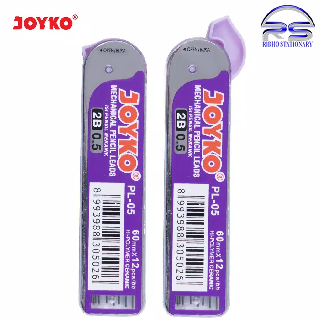 

Isi Pensil Mekanik 2B JOYKO Mechanical Pencil Lead PL-05 /0.5 mm