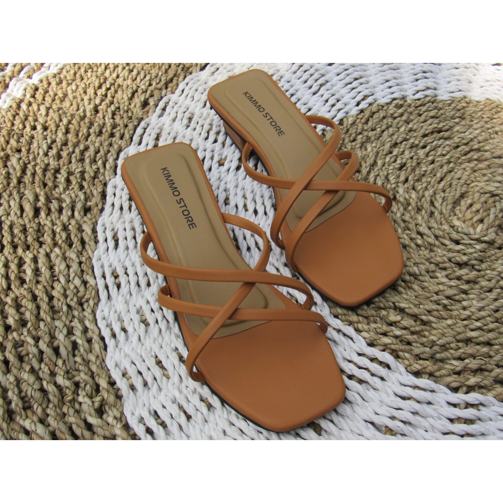 SANDAL HAK TAHU WANITA 3CM KRONJO SELOP AL-50